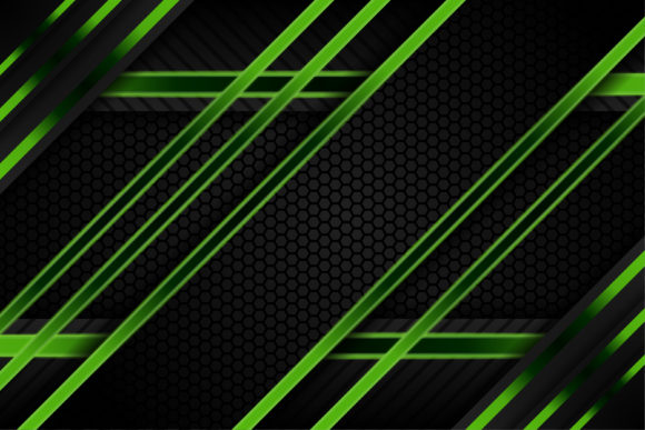 Diagonal Green Geometric Background