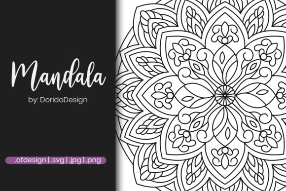 Mandala Coloring Page Design for Adult Graphics and Coloring Pages Amp