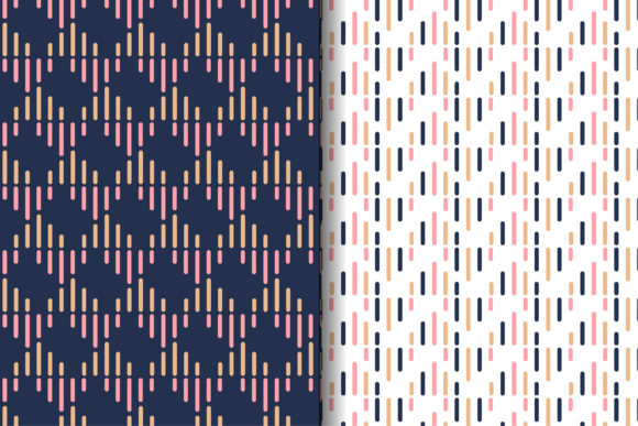 Oval Pastel Pattern Blue White: Graphics and Patterns for Modern Design