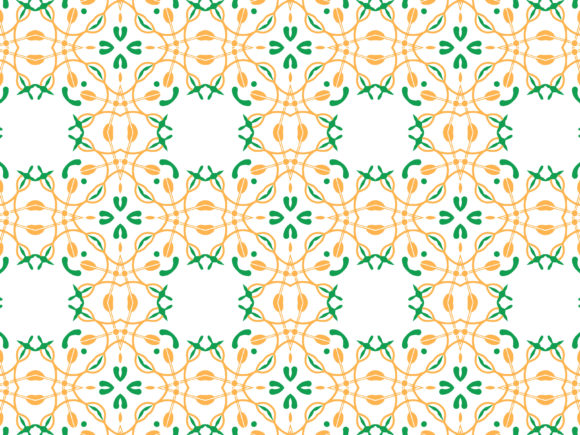 Pattern Green Ornament: Graphics and Patterns for Local Branding