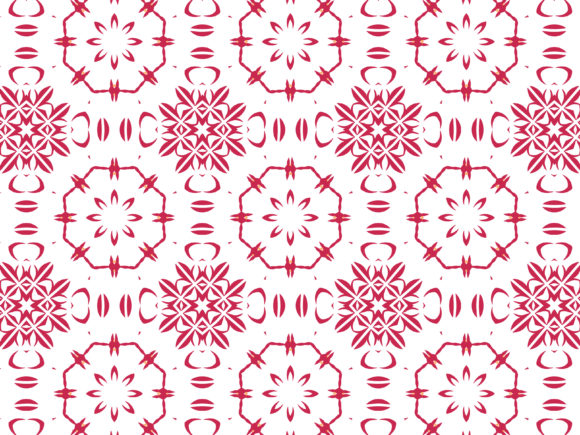 Pattern Red Ornament: Graphics and Patterns for Branding