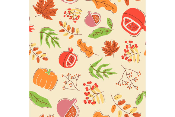 Seasonal Harvest Seamless Pattern