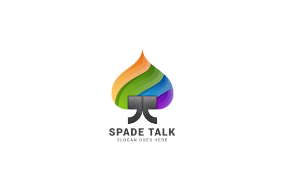 Spade Talk Logo: Graphics and Logos