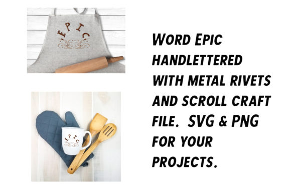 Word Epic Handlettered Craft: Graphics and Crafts